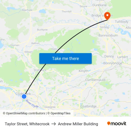 Taylor Street, Whitecrook to Andrew Miller Building map