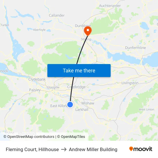 Fleming Court, Hillhouse to Andrew Miller Building map