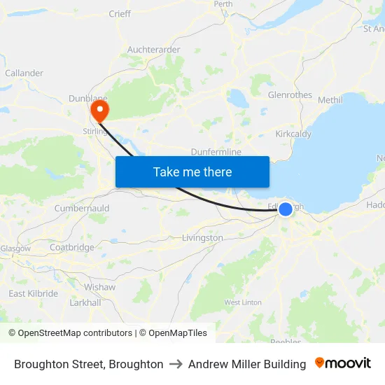 Broughton Street, Broughton to Andrew Miller Building map