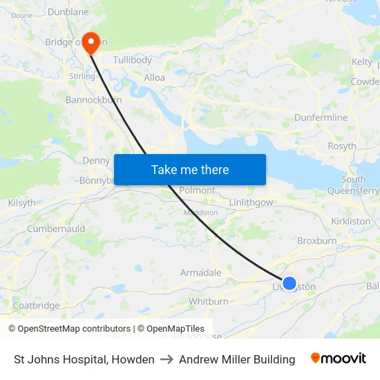 St Johns Hospital, Howden to Andrew Miller Building map