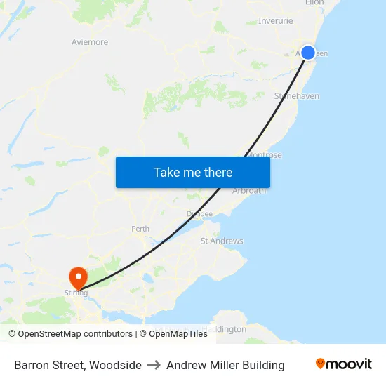 Barron Street, Woodside to Andrew Miller Building map