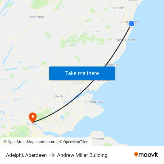 Adelphi, Aberdeen to Andrew Miller Building map