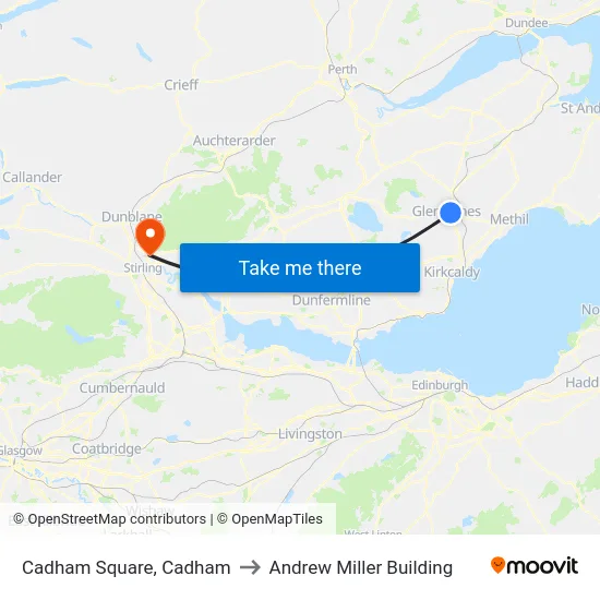 Cadham Square, Cadham to Andrew Miller Building map