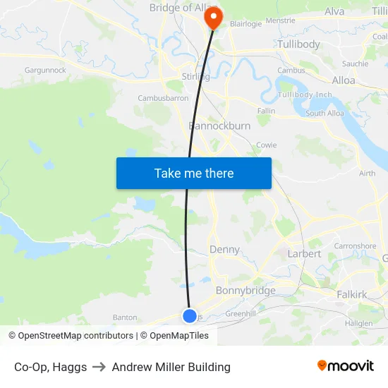 Co-Op, Haggs to Andrew Miller Building map