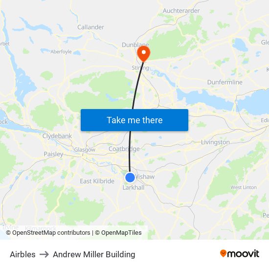 Airbles to Andrew Miller Building map