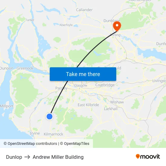 Dunlop to Andrew Miller Building map