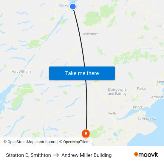 Stratton D, Smithton to Andrew Miller Building map