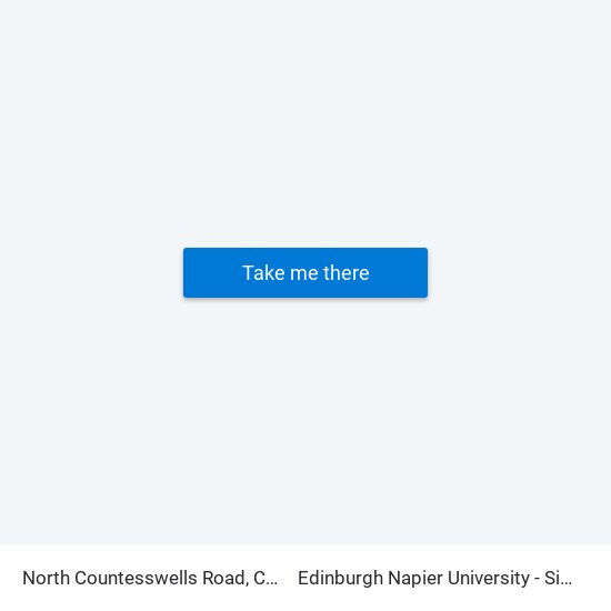 North Countesswells Road, Countesswells to Edinburgh Napier University - Sighthill Campus map