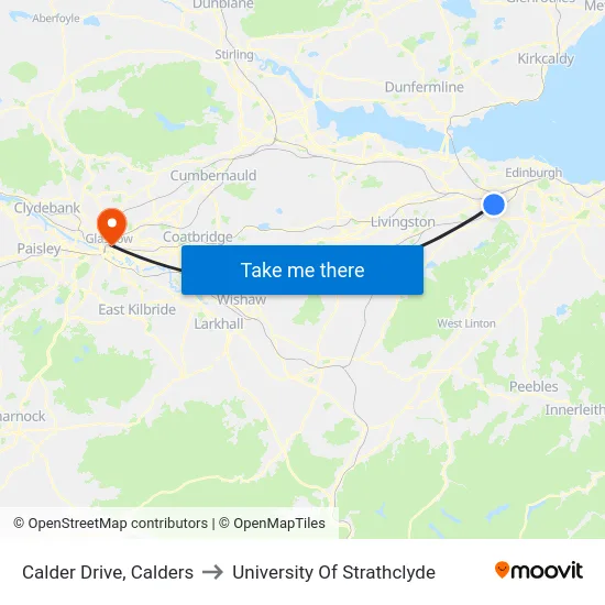 Calder Drive, Calders to University Of Strathclyde map