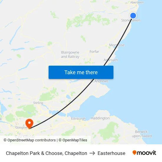 Chapelton Park & Choose, Chapelton to Easterhouse map