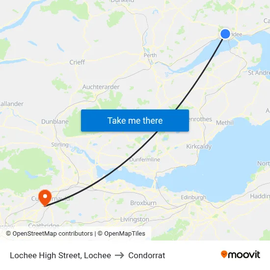 Lochee High Street, Lochee to Condorrat map