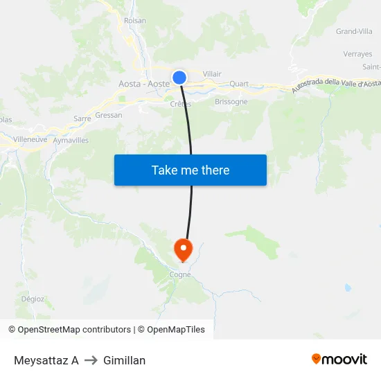Meysattaz A to Gimillan map