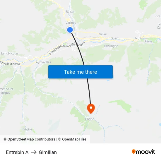 Entrebin A to Gimillan map