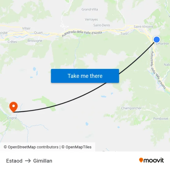 Estaod to Gimillan map
