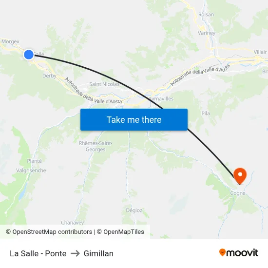 La Salle - Bridge to Gimillan map