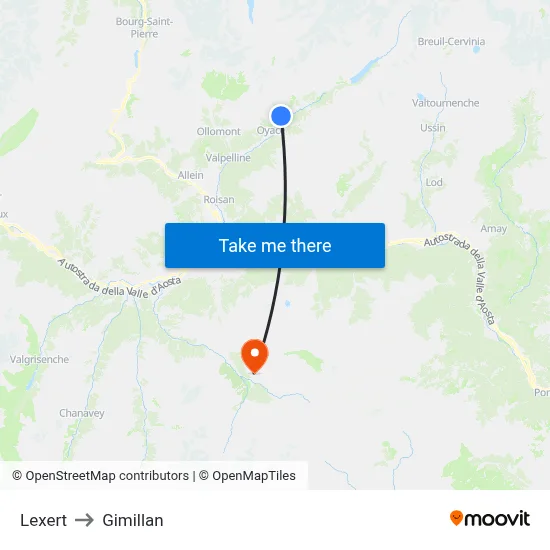 Lexert to Gimillan map