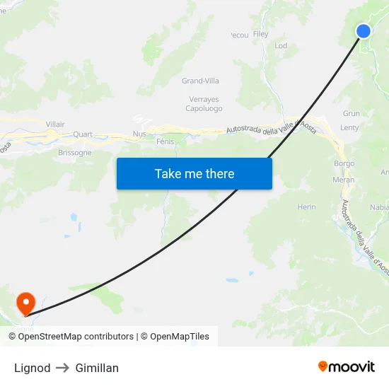 Lignod to Gimillan map