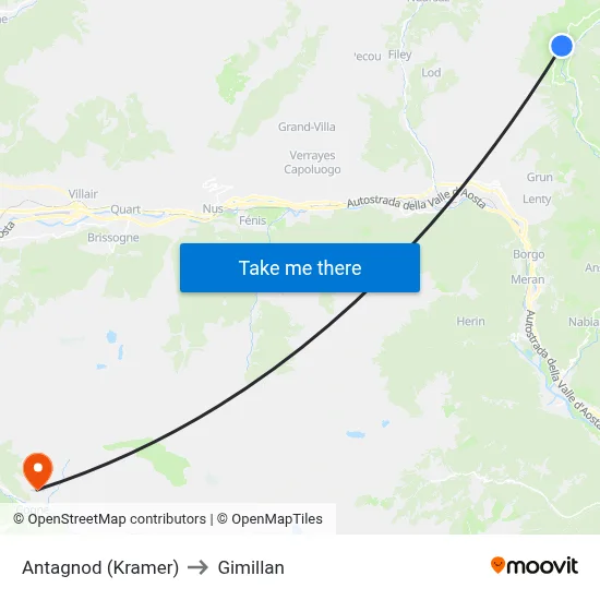 Antagnod (Kramer) to Gimillan map