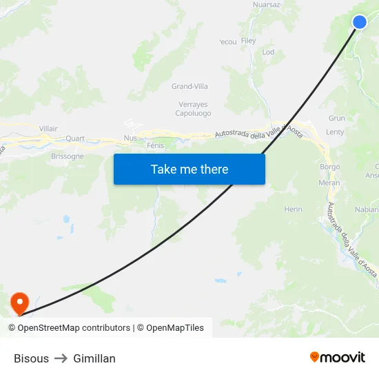 Bisous to Gimillan map