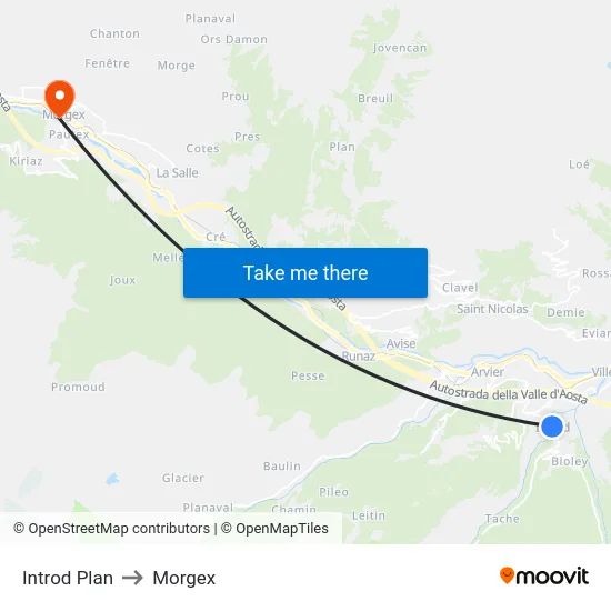 Introd Plan to Morgex map