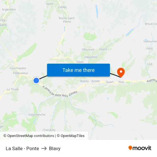 La Salle - Bridge to Blavy map