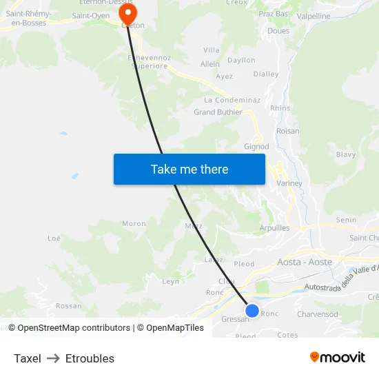 Taxel to Etroubles map