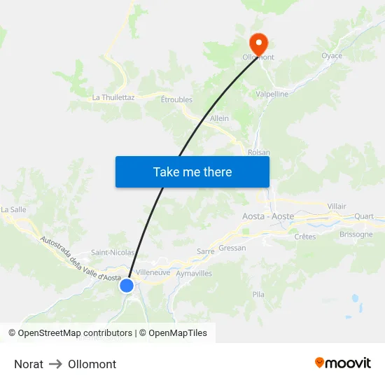Norat to Ollomont map
