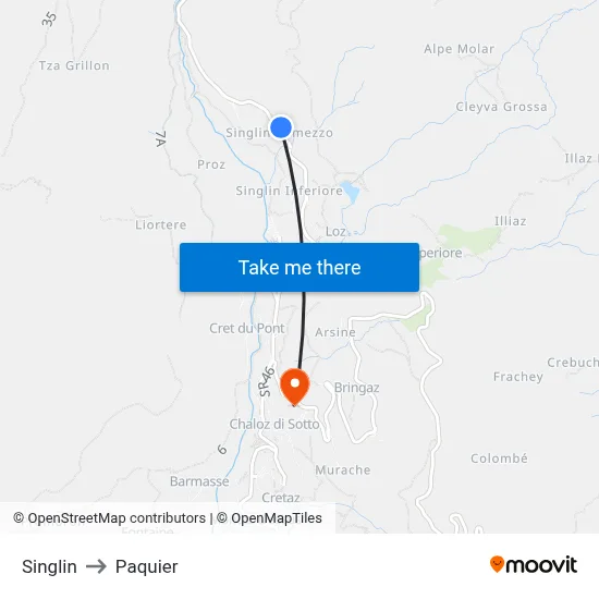 Singlin to Paquier map