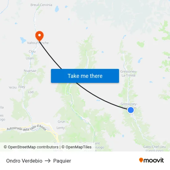 Lower Verdebio to Paquier map