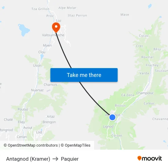 Antagnod (Kramer) to Paquier map