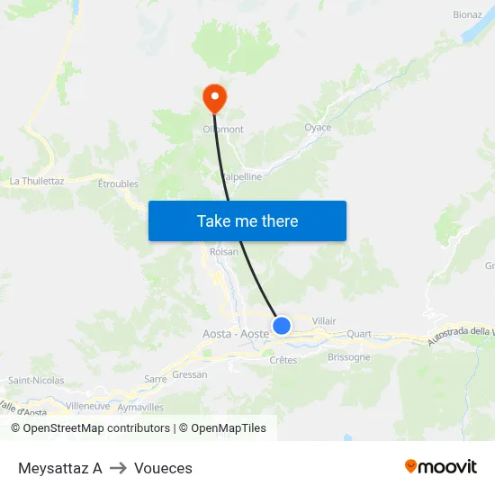 Meysattaz A to Voueces map