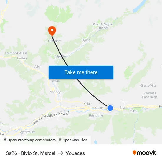 Highway 26 - St. Marcel Junction to Voueces map