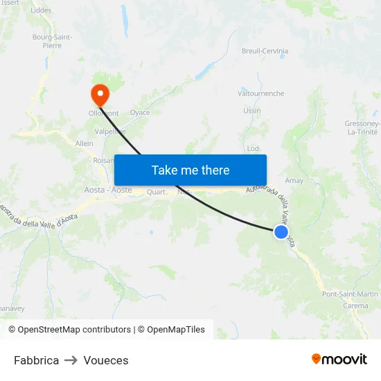 Factory to Voueces map