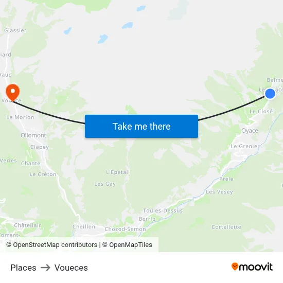 Places to Voueces map