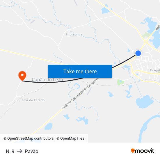 N. 9 to Pavão map