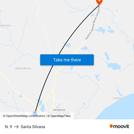 N. 9 to Santa Silvana map