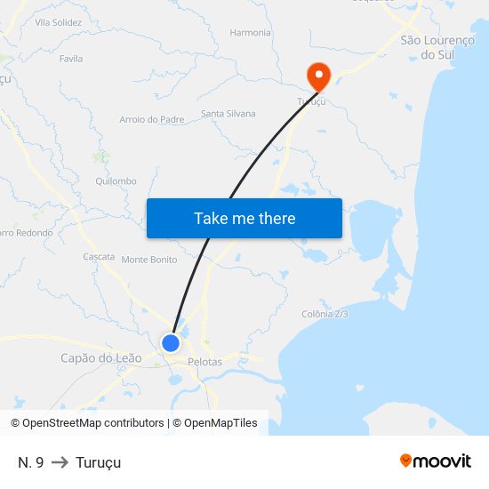 N. 9 to Turuçu map