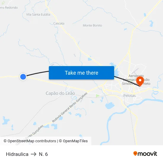 Hidraulica to N. 6 map