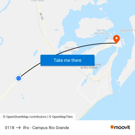 0118 to Ifrs - Campus Rio Grande map