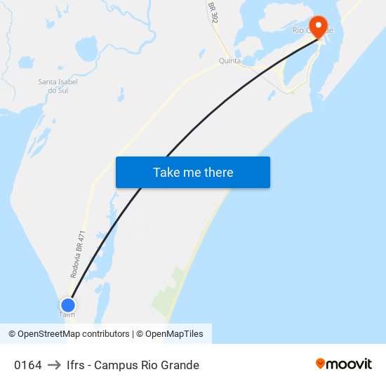 0164 to Ifrs - Campus Rio Grande map