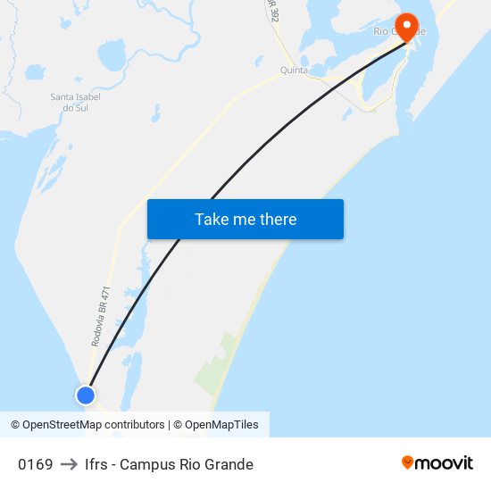 0169 to Ifrs - Campus Rio Grande map