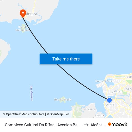 Complexo Cultural Da Rffsa | Avenida Beira Mar to Alcântara map
