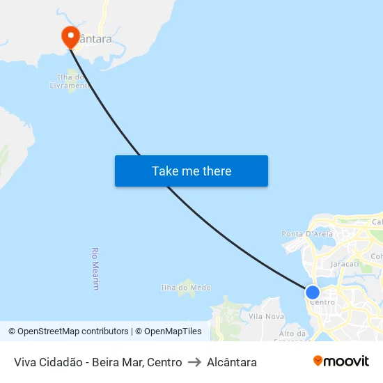Viva Cidadão - Beira Mar, Centro to Alcântara map