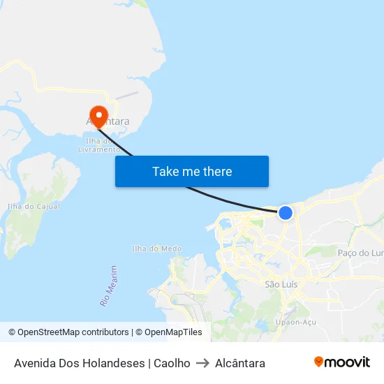 Avenida Dos Holandeses | Caolho to Alcântara map