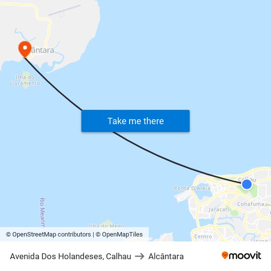 Avenida Dos Holandeses, Calhau to Alcântara map