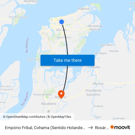 Empório Fribal, Cohama (Sentido Holandeses) to Rosário map