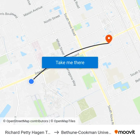 Richard Petty   Hagen Ter Ib to Bethune-Cookman University map