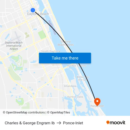 Charles & George Engram Ib to Ponce-Inlet map