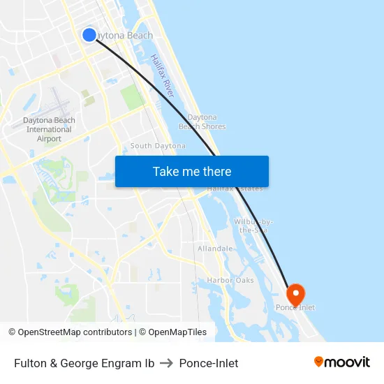 Fulton & George Engram Ib to Ponce-Inlet map