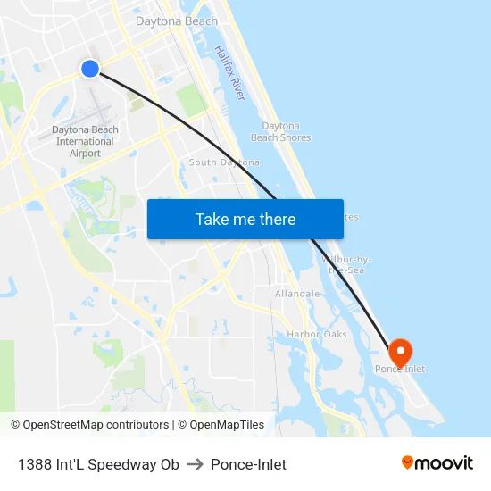 1388 Int'L Speedway Ob to Ponce-Inlet map